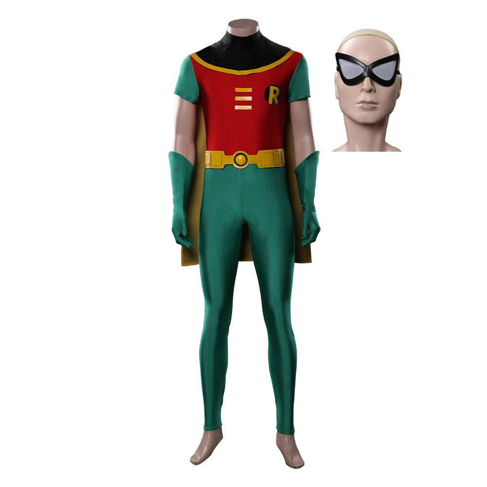 Teen Titans Robin Cosplay Kostüm Jumpsuit Halloween Karneval Outfits