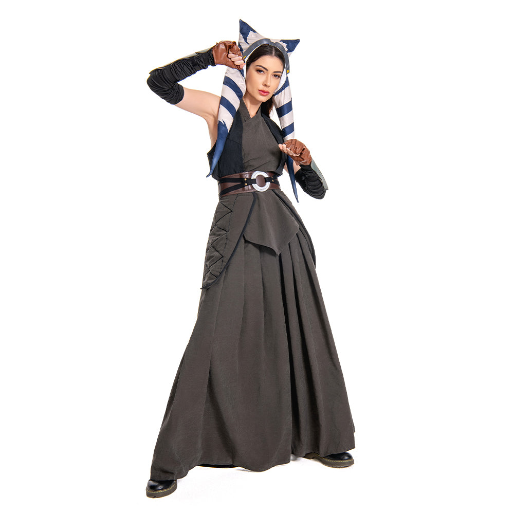 The Mandalorian Ahsoka Tano Kostüm Cosplay Halloween Karneval Outfits