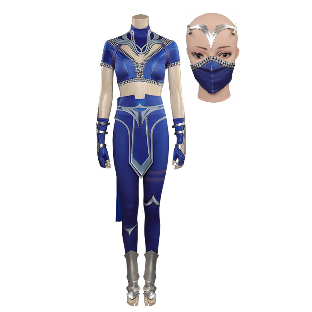 Spiel Kitana Mortal Kombat MK Cosplay Kostüm Halloween Karneval Outfits