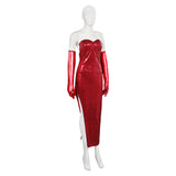 Falsches Spiel mit Roger Rabbit Jessica Rabbit Kleid Cosplay Kostüm Halloween Karneval Kostüm