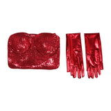 Falsches Spiel mit Roger Rabbit Jessica Rabbit Kleid Cosplay Kostüm Halloween Karneval Kostüm