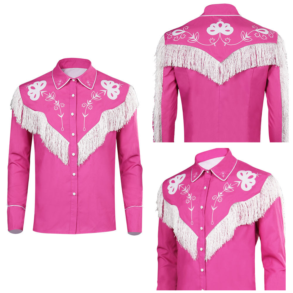 2023 Barbie ken Herren Quaste Jacke Halloween Karneval Outfits