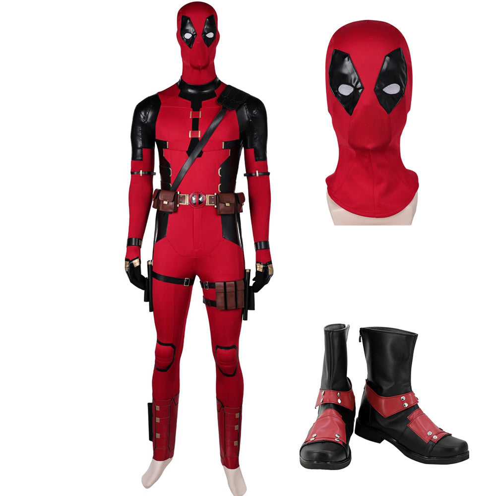 Wade Wilson Deadpool&Wolverine Deadpool Cosplay Jumpsuit Kostüm