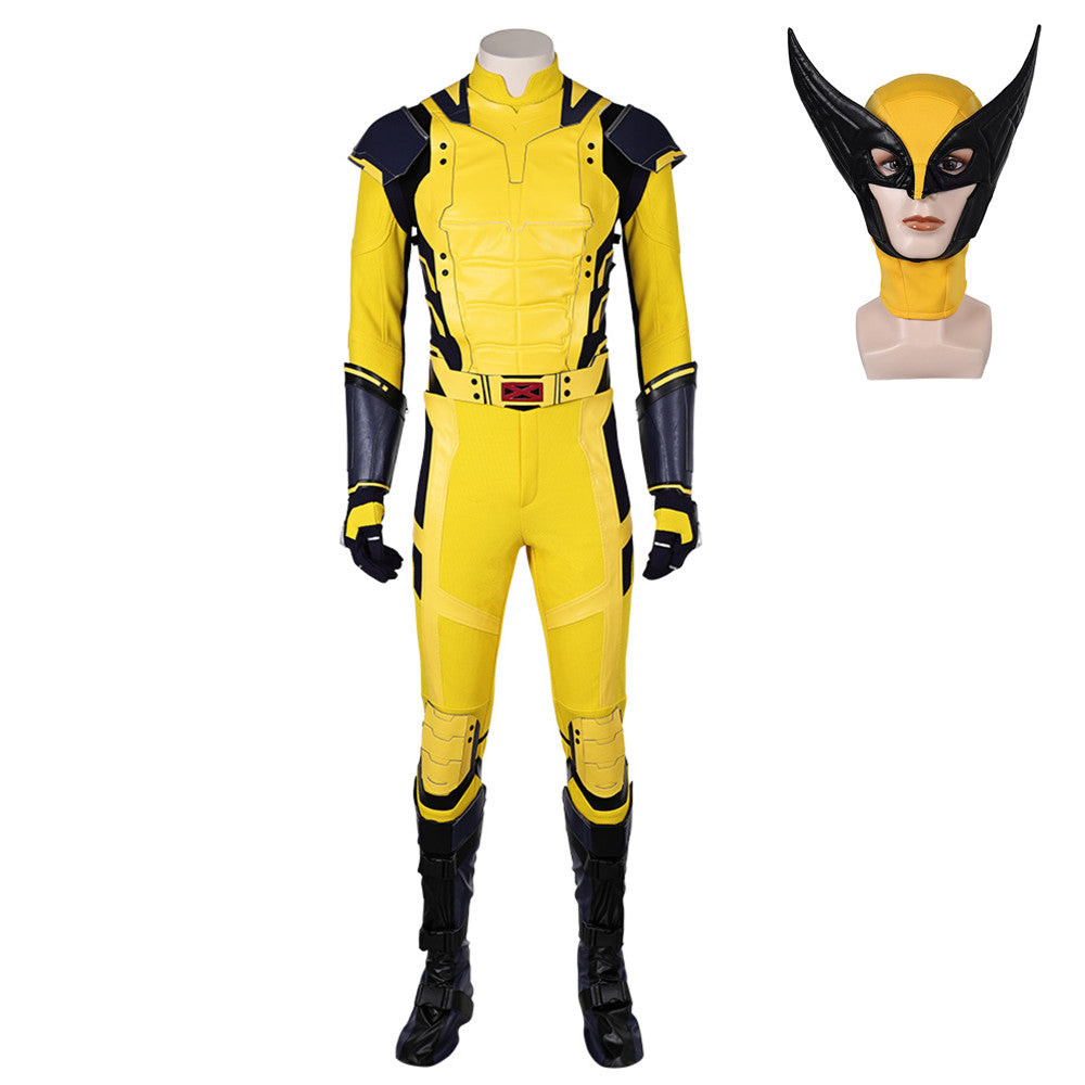 Deadpool & Wolverine Wolverine gelb Overall Cosplay Kostüm Outfits Deluxe