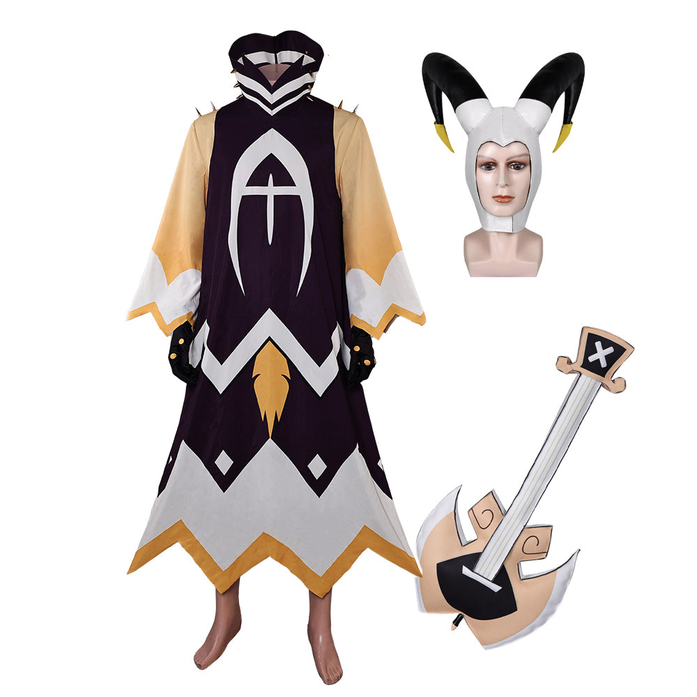 Hazbin Hotel Adam Kostüm SET Adam SCHWARZ Cosplay Outfits