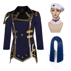 Caitlyn League of Legends Kostüm Set Cosplay Outfits