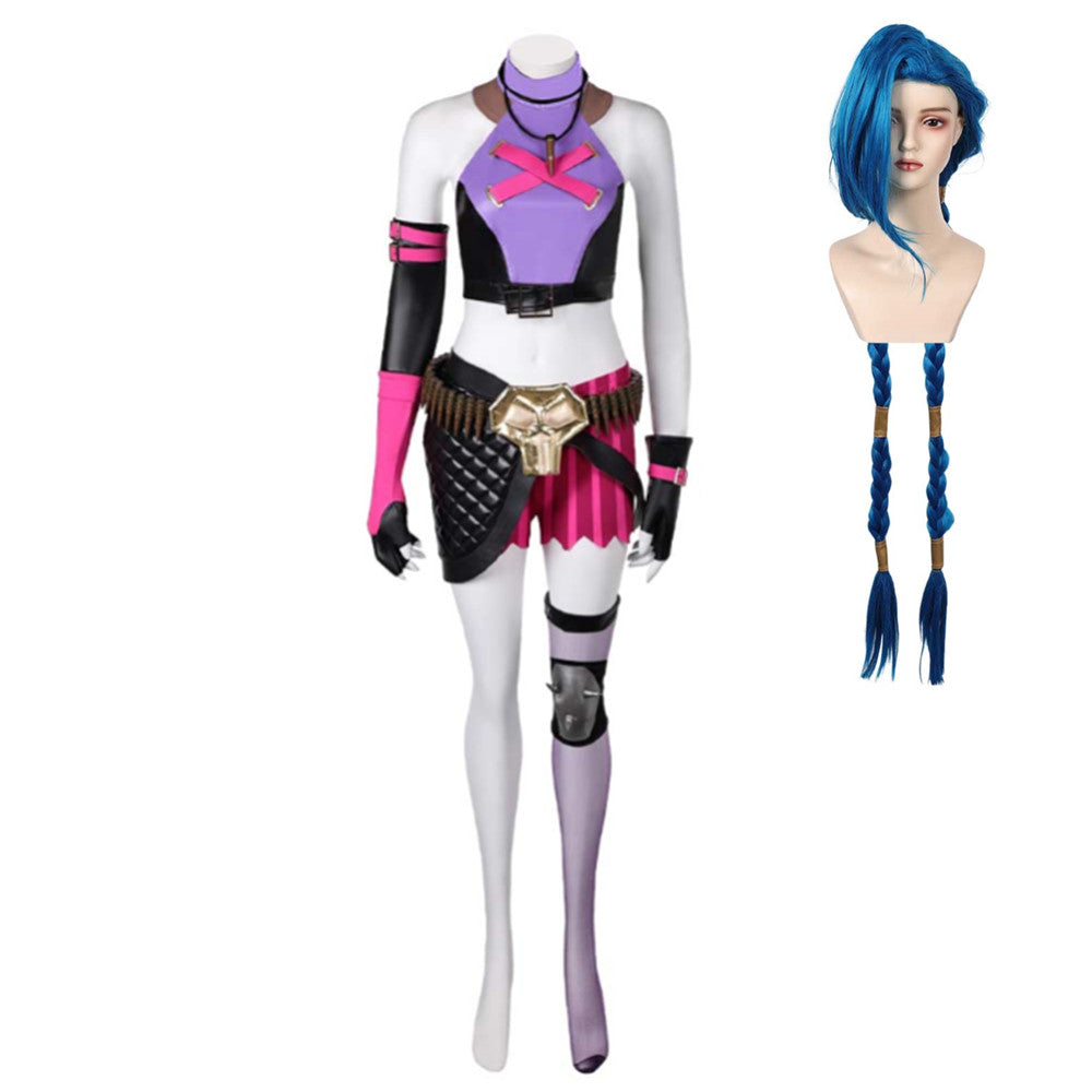 Arcane 2024 Jinx Kostüm Arcane: League of Legends Jinx Outfits
