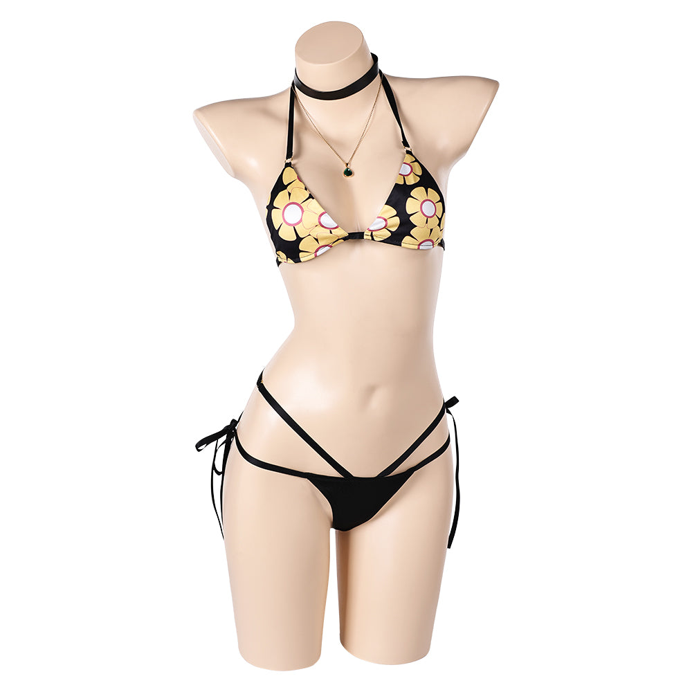 Final Fantasy Tifa Lockhart Sommer Z2tlg. Badeanzug Damen Bademode