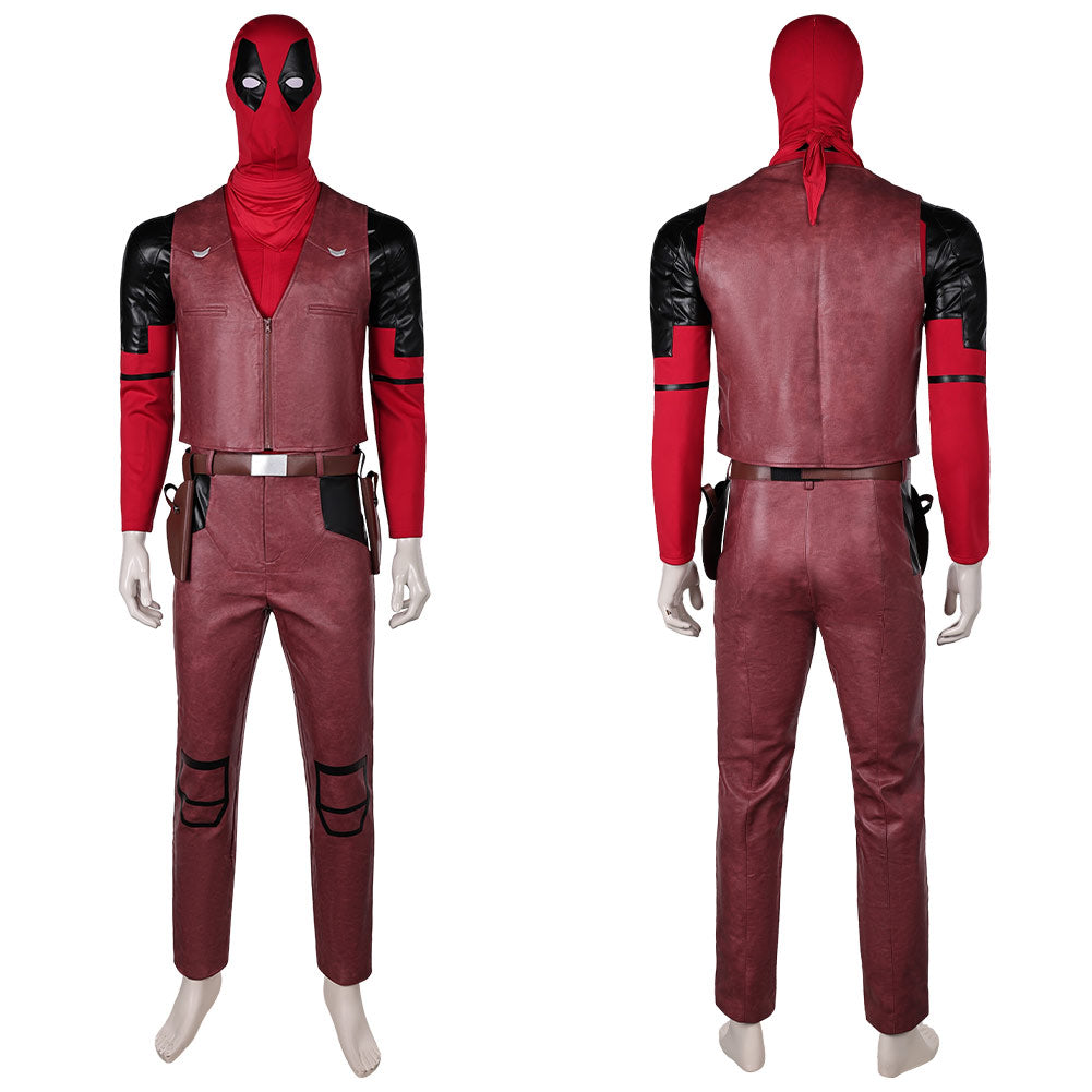 Wade Wilson Cowboy Deadpool Kostüm Set Deadpool & Wolverine (2024) Cosplay Outfits