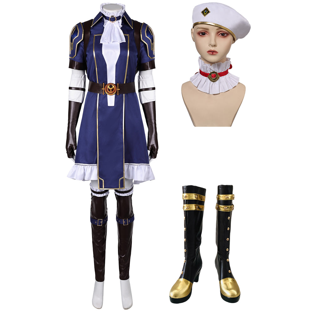 2024 Arcane: League of Legends Caitlyn Cosplay Kostüme Halloween Karneval Outfits