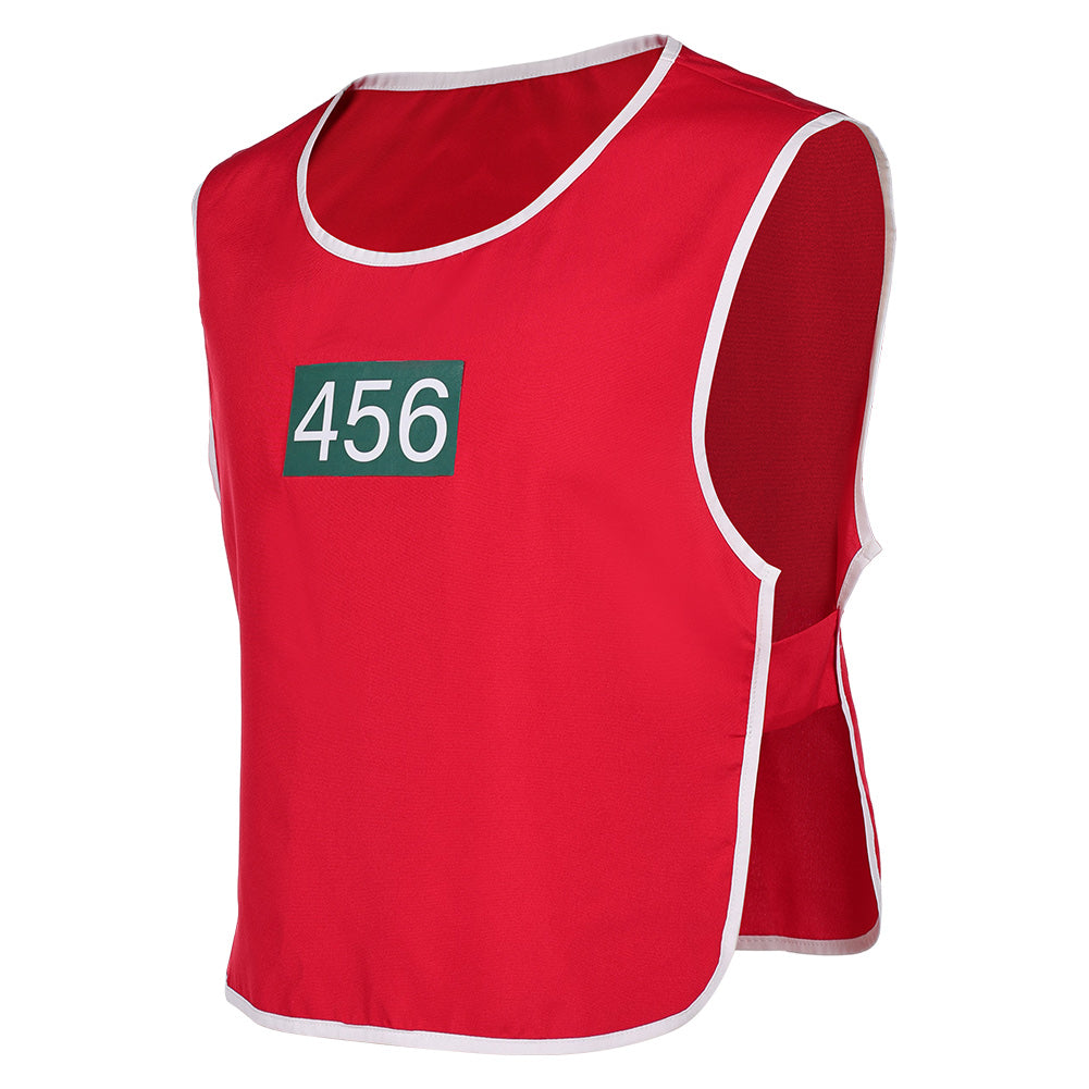 Squid Game 2025 rot Tank Nummer 456 Cosplay Outfits
