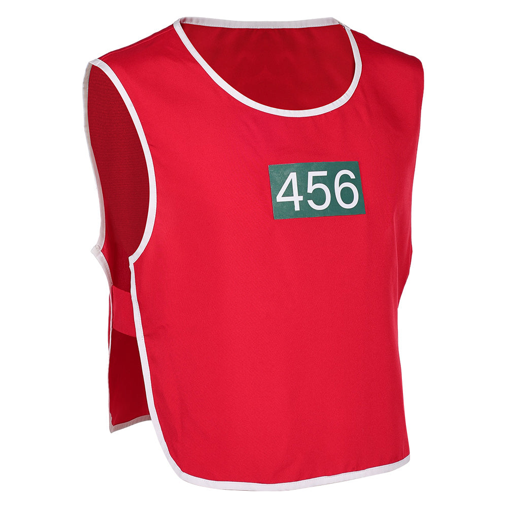 Squid Game 2025 rot Tank Nummer 456 Cosplay Outfits