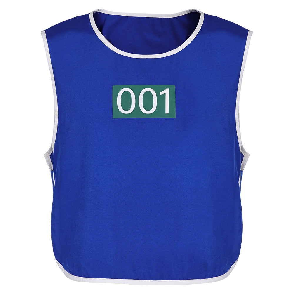 Squid Game 2025 rot Tank Nummer 456 Cosplay Outfits