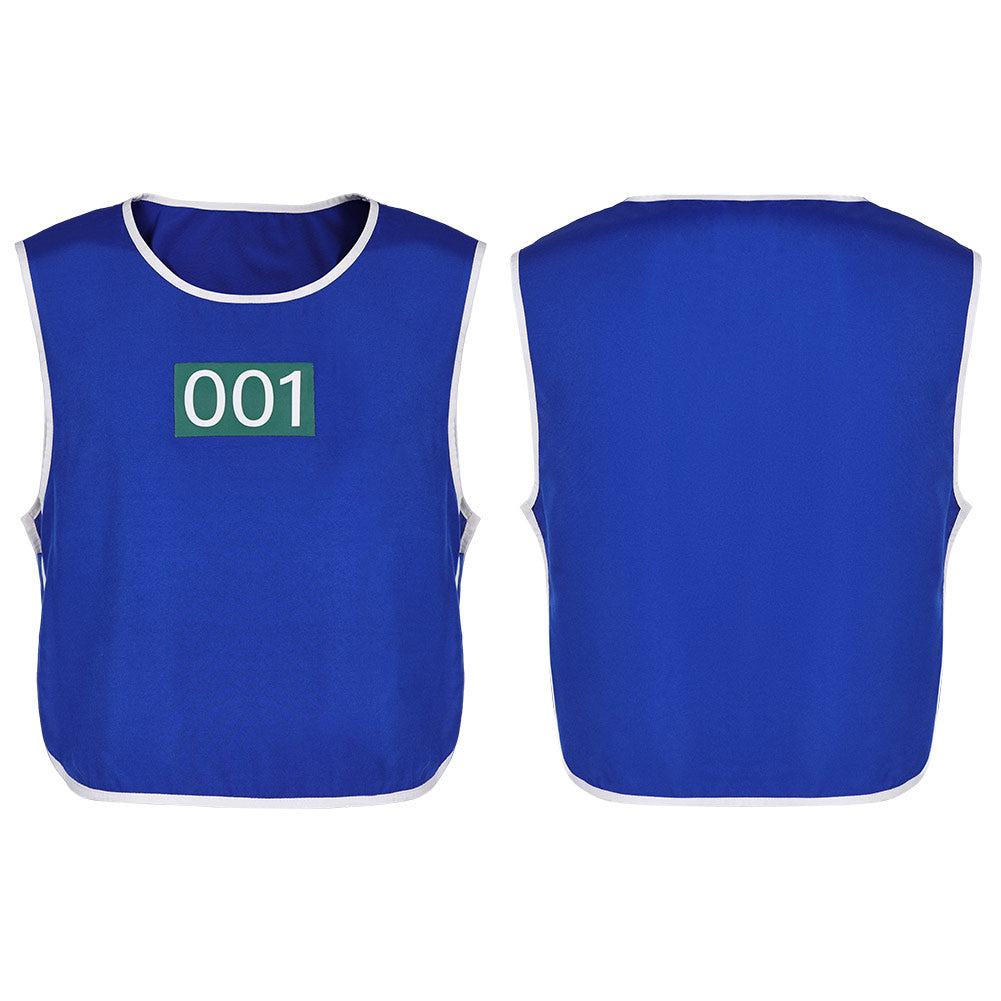 Squid Game 2025 rot Tank Nummer 456 Cosplay Outfits