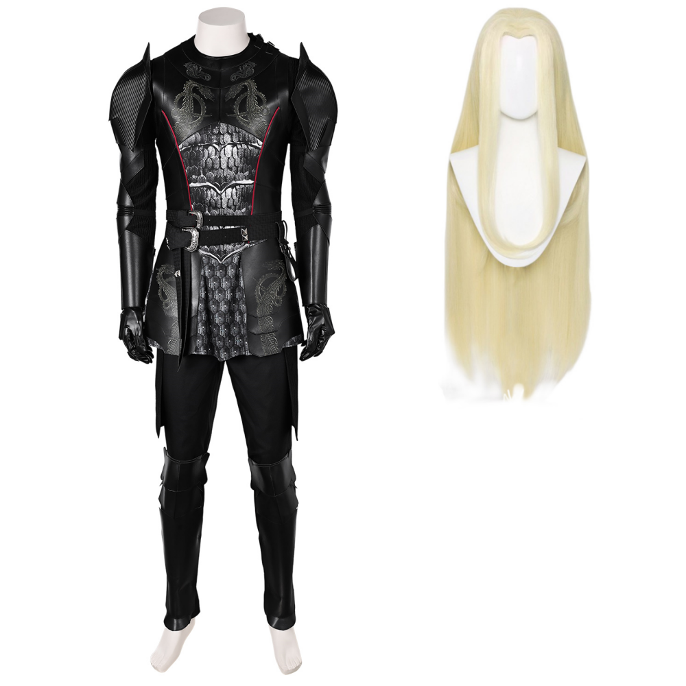 House Of The Dragon Daemon Targaryen Schwarz Outfits Cosplay Kostüm
