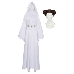 Cosplay Prinzessin Leia Kostüm Outfits Halloween Karneval Kleid