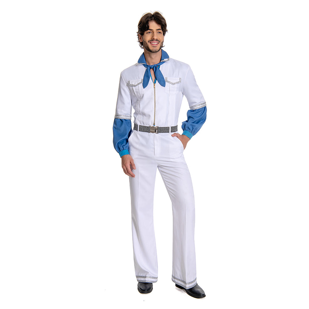 Retro Style 70er Benny Anderson ABBA Cosplay Kostüm Outfits