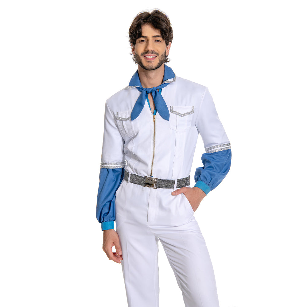 Retro Style 70er Benny Anderson ABBA Cosplay Kostüm Outfits