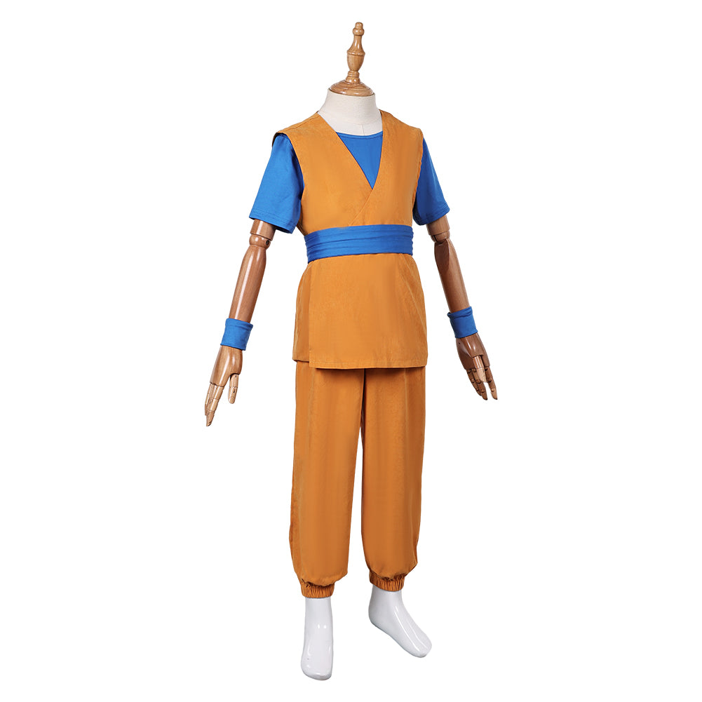 Kinder Dragon Ball Son Goku Kostüm Cosplay Halloween Karneval Outfits