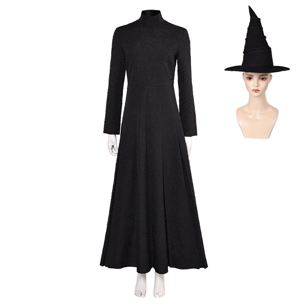 Elphaba Hexe schwarz Kleid Wicked Elphaba Cosplay Kostüm