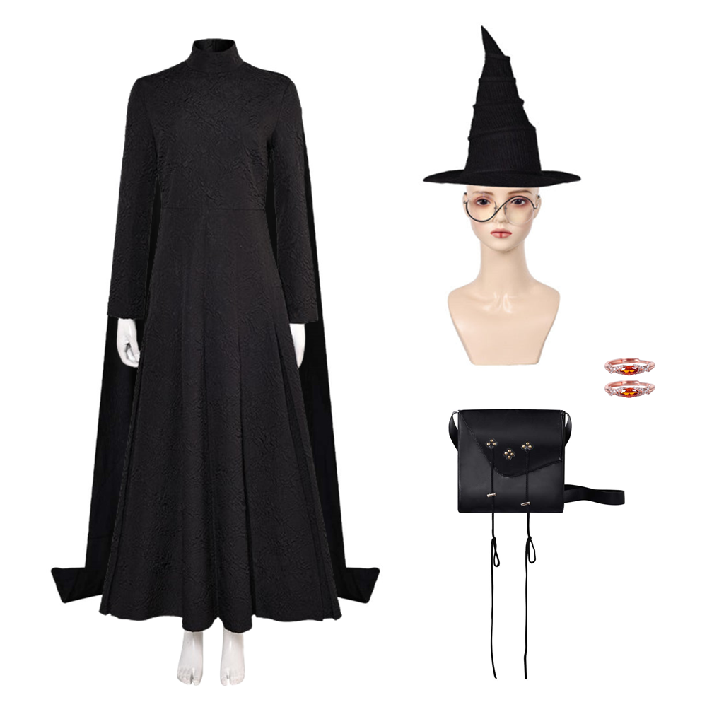 Elphaba Hexe schwarz Kleid Wicked Elphaba Cosplay Kostüm