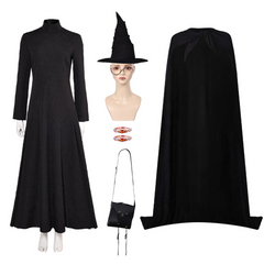 Elphaba Hexe schwarz Kleid Wicked Elphaba Cosplay Kostüm