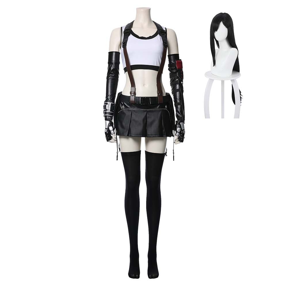 Final Fantasy VII FF7 Tifa Lockhart Cosplay Kostüm Neu