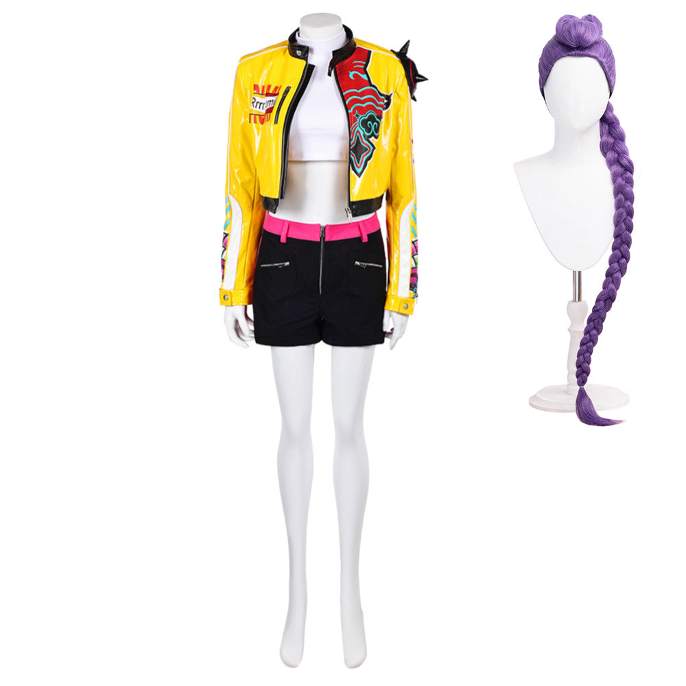 K-Pop Demon Hunters HUNTRIX Rumi Bühnenoutfits Cosplay Kostüm