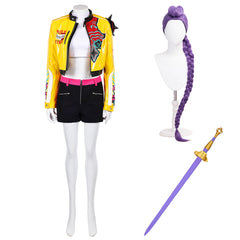 K-Pop Demon Hunters HUNTRIX Rumi Bühnenoutfits Cosplay Kostüm