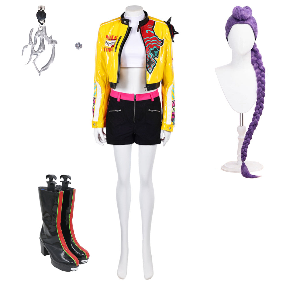 K-Pop Demon Hunters HUNTRIX Rumi Bühnenoutfits Cosplay Kostüm