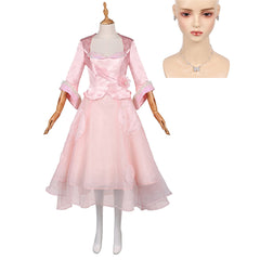 Wicked For Good Glinda rosa Kleid Cosplay Outfits