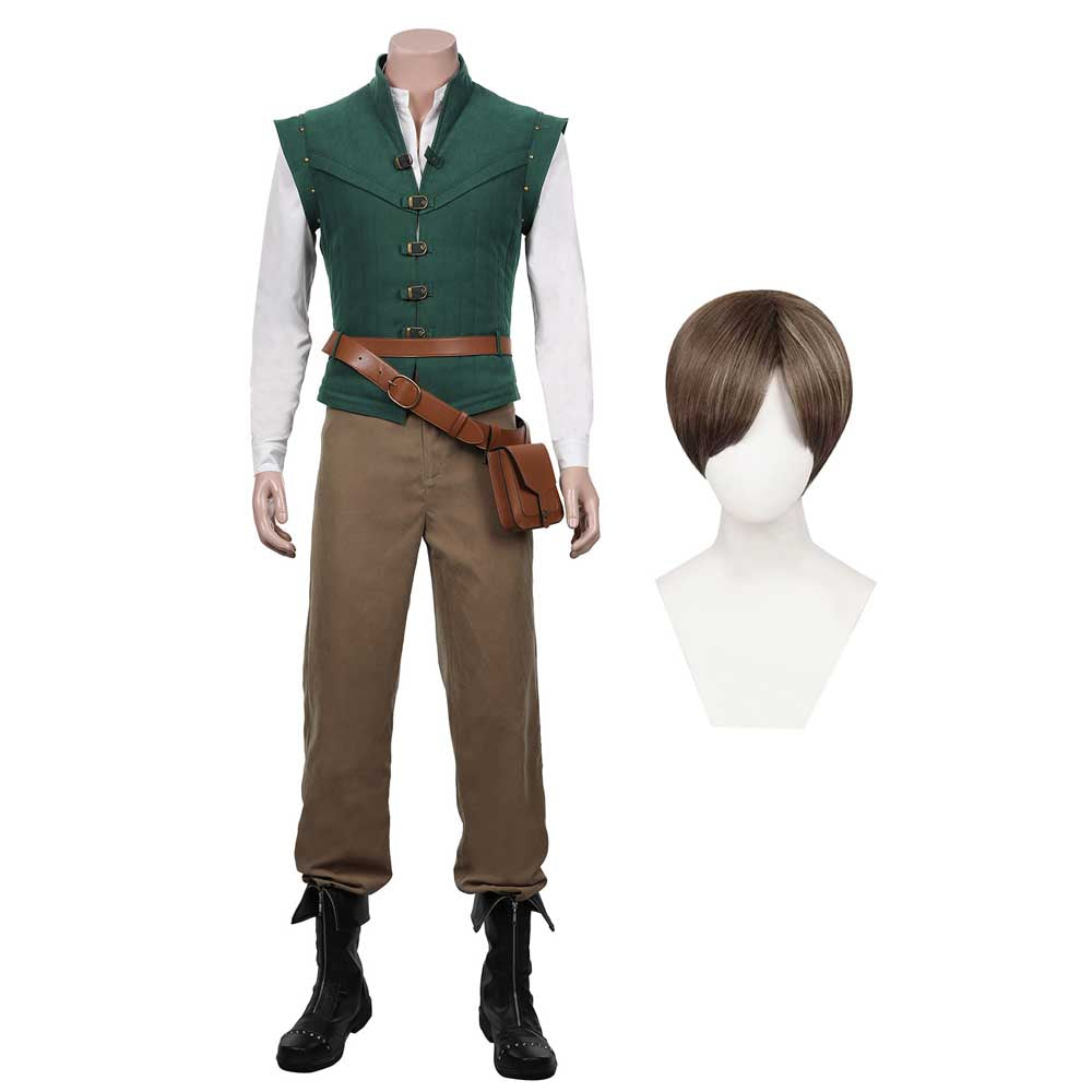 Tangled Flynn Rider Kostüm Eugene Fitzherbert Cosplay Halloween Karneval Kostüm