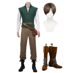 Tangled Flynn Rider Kostüm Eugene Fitzherbert Cosplay Halloween Karneval Kostüm