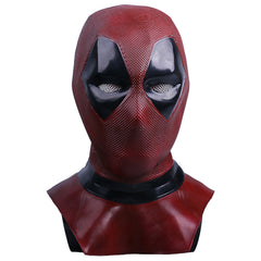 Deadpool Cosplay Wade Winston Wilson Kunstleder Maske Neu Version