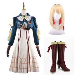 Violet Evergarden Vaioretto Evagaden Violet Kleid Cosplay Kostüm