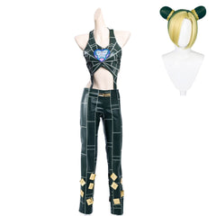 Jolyne Cujoh Kostüm JoJo's Bizarre Adventure Cosplay Halloween Karneval Outfits