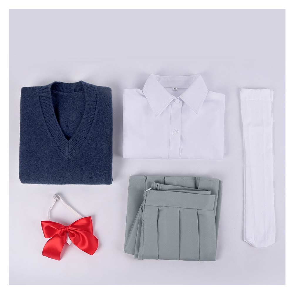 2.5 Dimensional Seduction Ririsa Amano Schuhluniform Cosplay Outfits