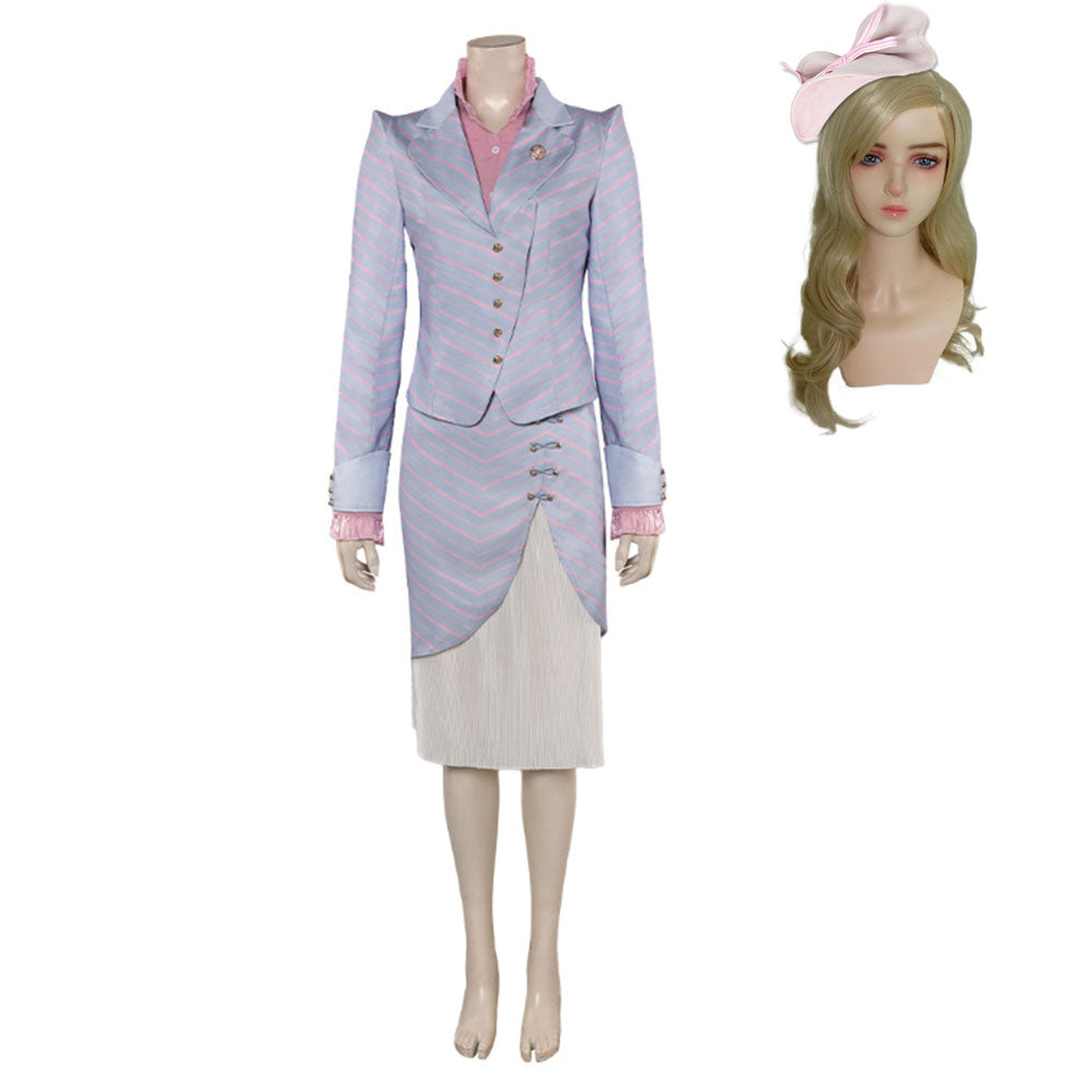 Wiked Glinda Kostüm Set Damen Cosplay Outfits