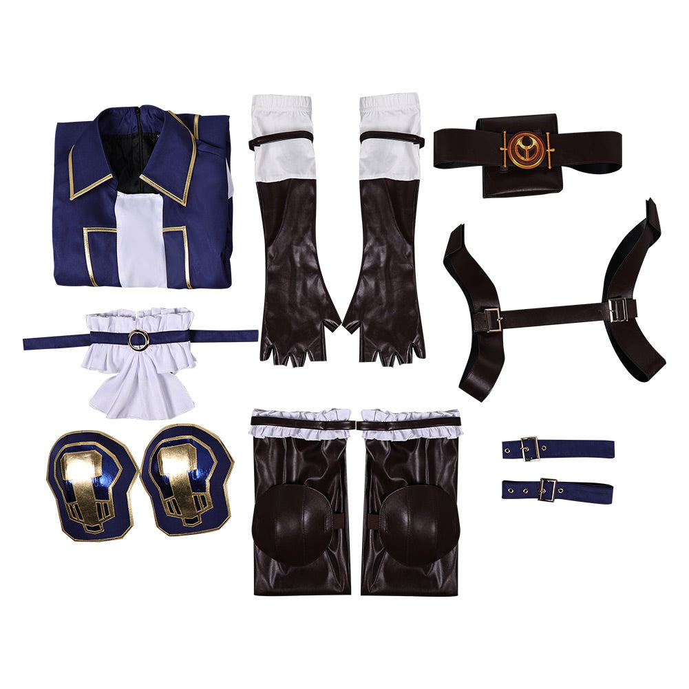 2024 Arcane: League of Legends Caitlyn Cosplay Kostüme Halloween Karneval Outfits