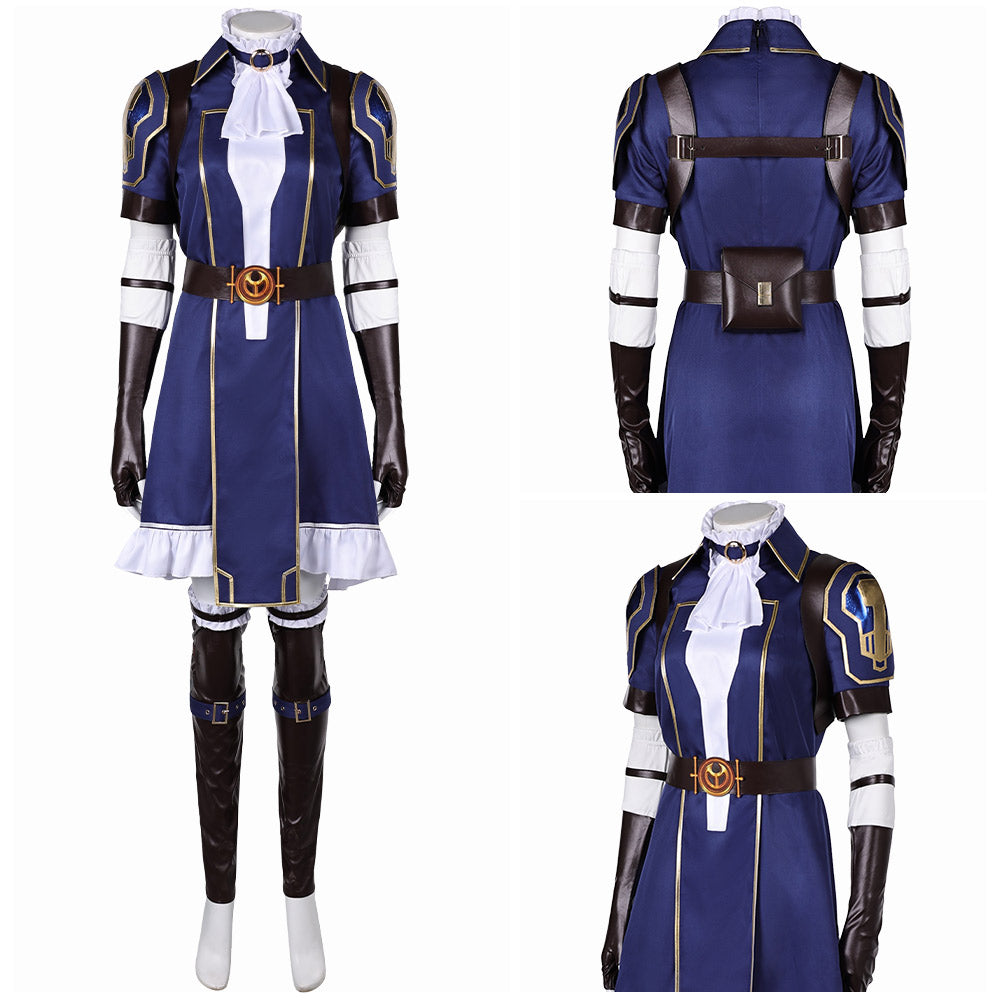 2024 Arcane: League of Legends Caitlyn Cosplay Kostüme Halloween Karneval Outfits