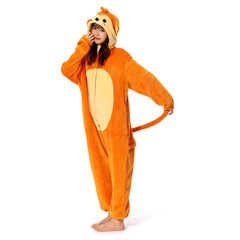 Erwachsene Herbst und Winter Affe Cosplay Kostüm Pyjamas Affenkostüm Outfits Halloween Karneval Party Anzug