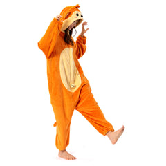 Erwachsene Herbst und Winter Affe Cosplay Kostüm Pyjamas Affenkostüm Outfits Halloween Karneval Party Anzug