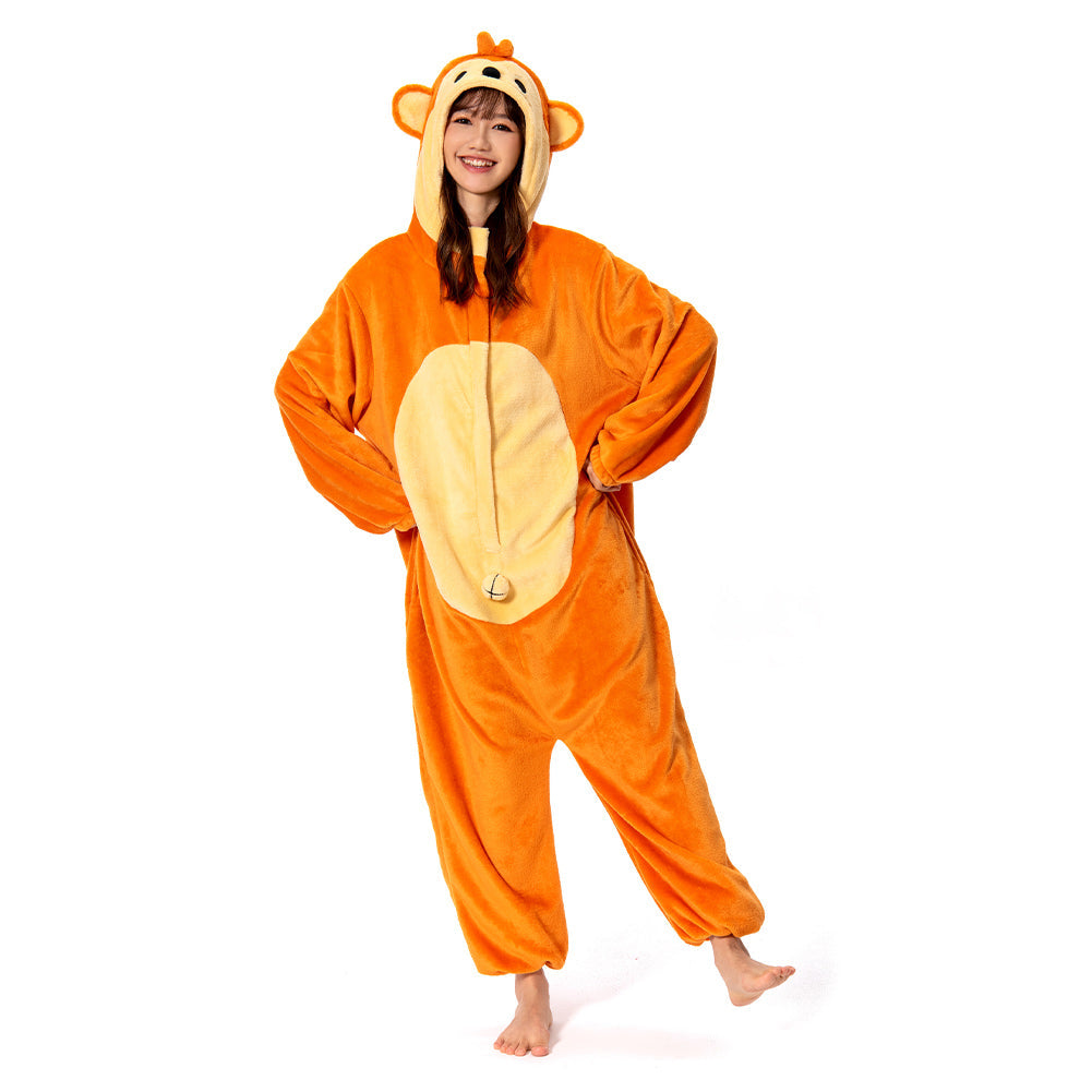 Erwachsene Herbst und Winter Affe Cosplay Kostüm Pyjamas Affenkostüm Outfits Halloween Karneval Party Anzug