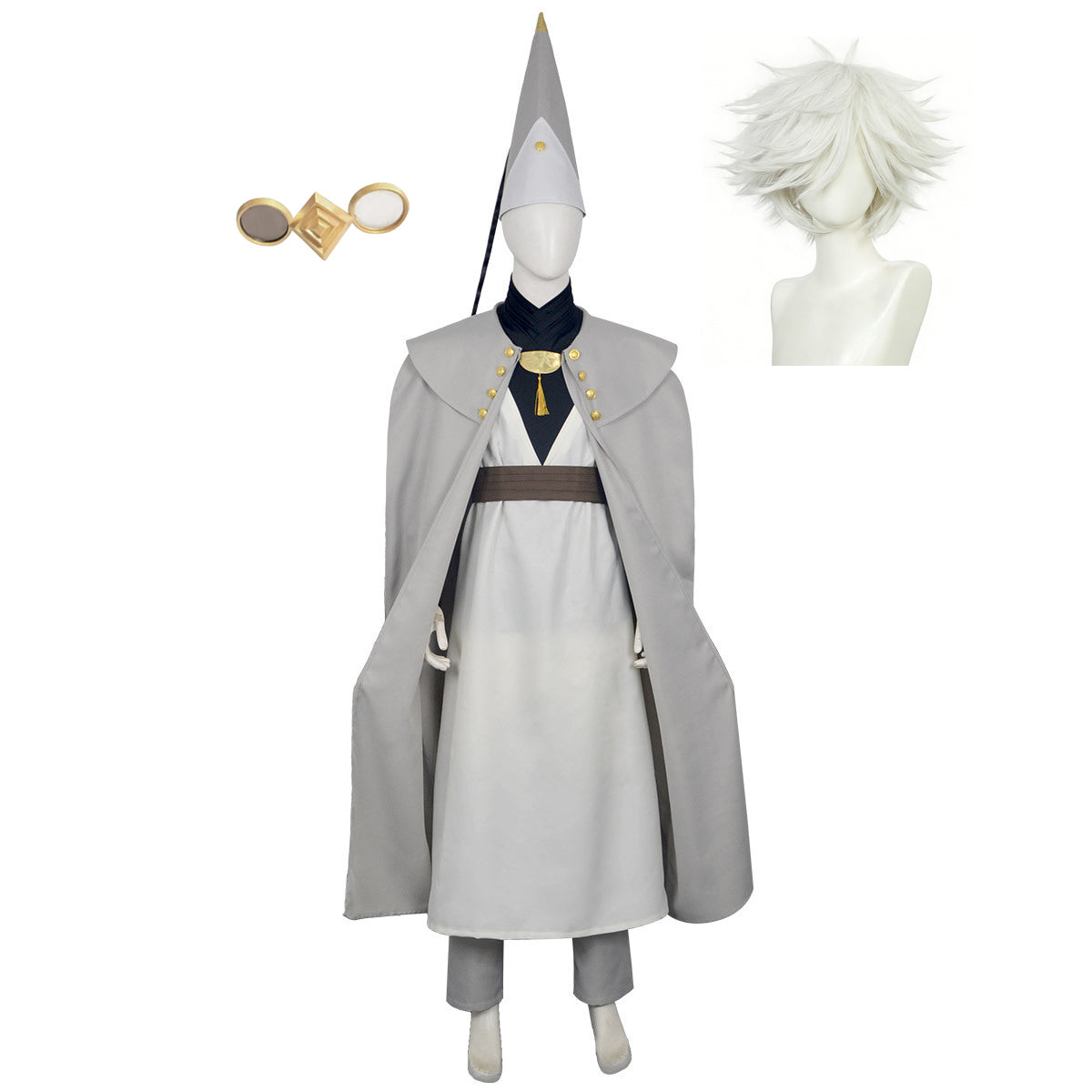 Qifrey grau Outfit Witch Hat Atelier Qifrey Cosplay Kostüm