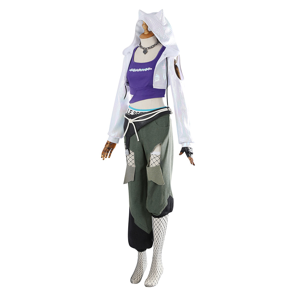 Ashe FEARLESS Kostüm Set Overwatch Cosplay Outfits