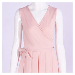 Wiked Glinda Cosplay Outfits rosa Kleid für Mottoparty