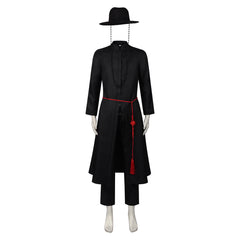 Boygroup Dämon Jinu Schwarz Cosplay Kostüm Set
