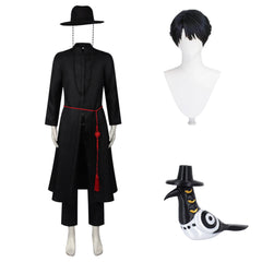 Kpop Demon Hunters Boys Group Saja Boys Cosplay Kostüm Set