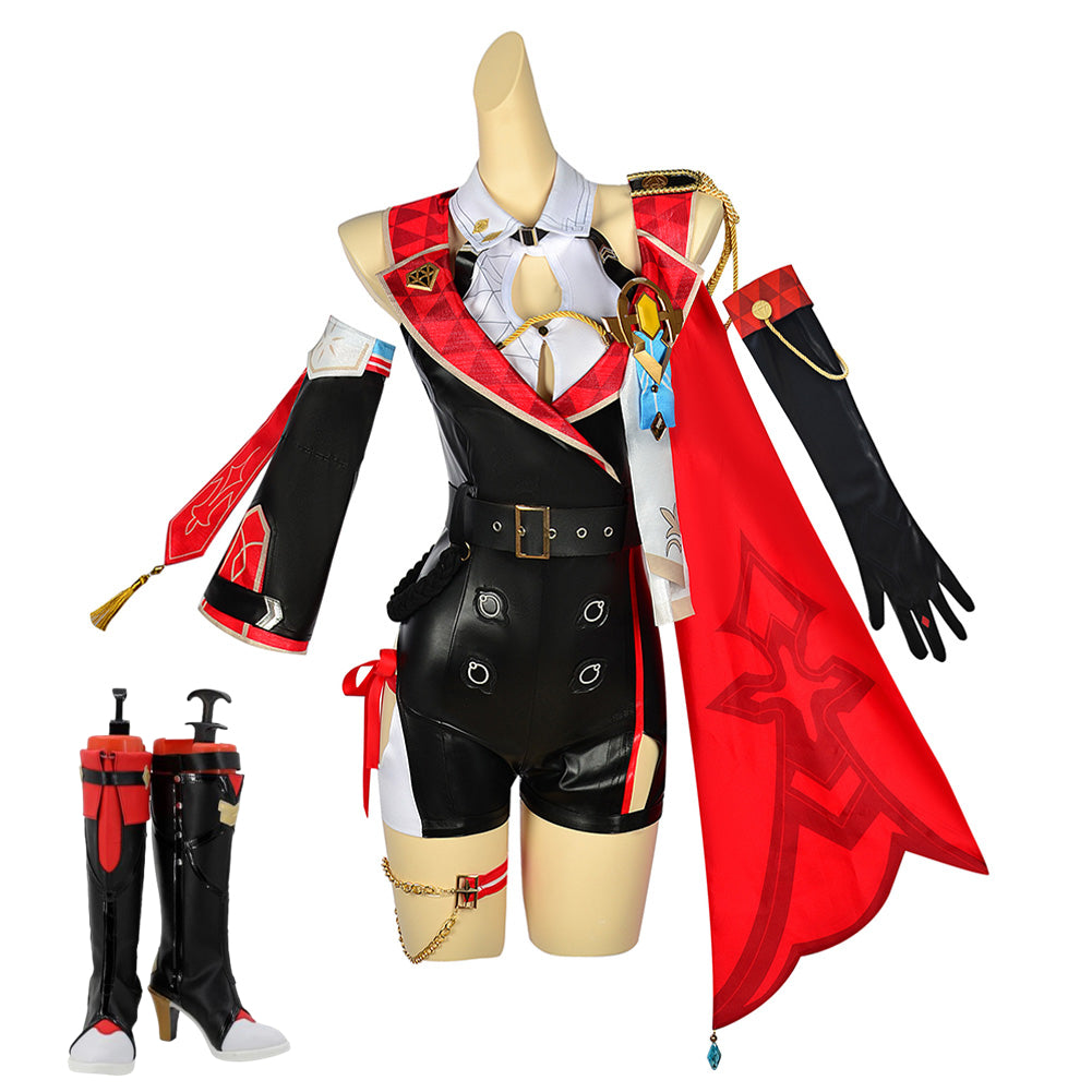 Honkai: Star Rail Topaz Kostüm Set Cosplay Halloween Karneval Outfits