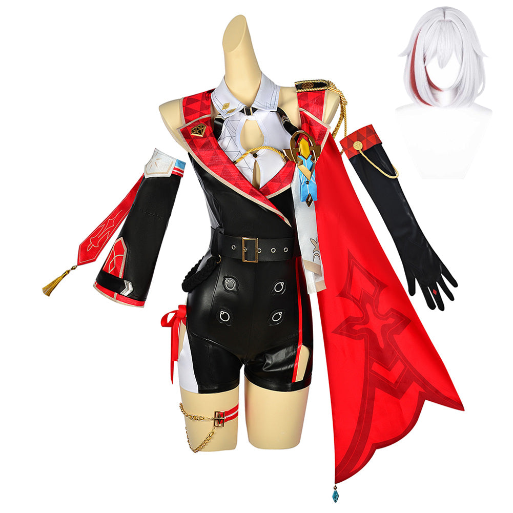 Honkai: Star Rail Topaz Kostüm Set Cosplay Halloween Karneval Outfits